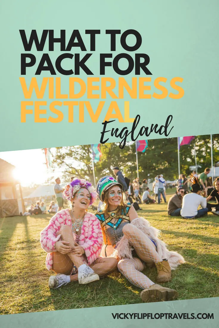 Packing list Wilderness Festival