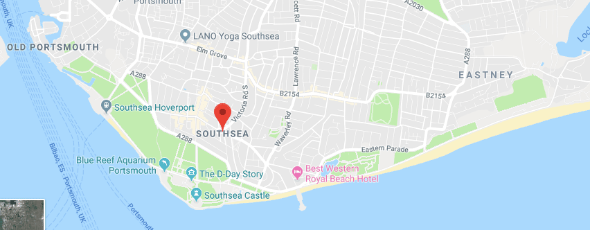 Map of Southsea
