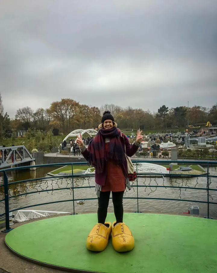 Me in the Hague in clogs