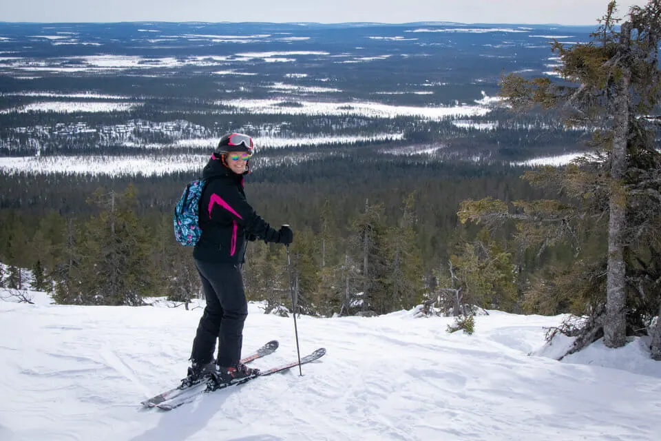 Skiing in Lapland 