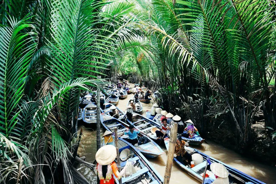 Mekong Delta in Vietnam for backpackers