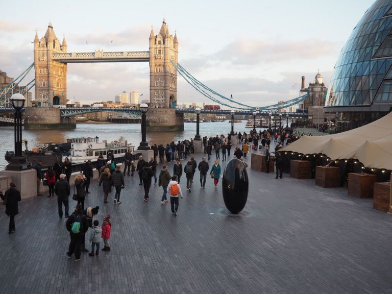 Christmas by the River Market, at London Bridge
