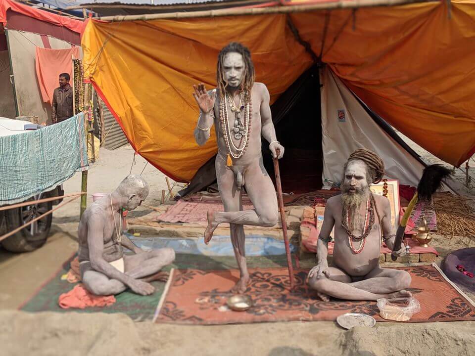 Sadhus at the Kumbh Mela