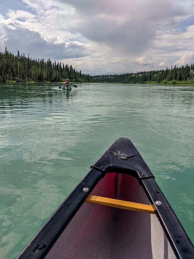 Canoe on the Yukon River
