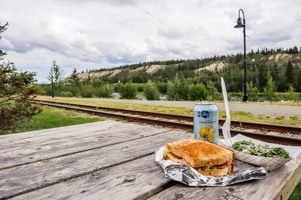 cheese toastie on the millennium trail