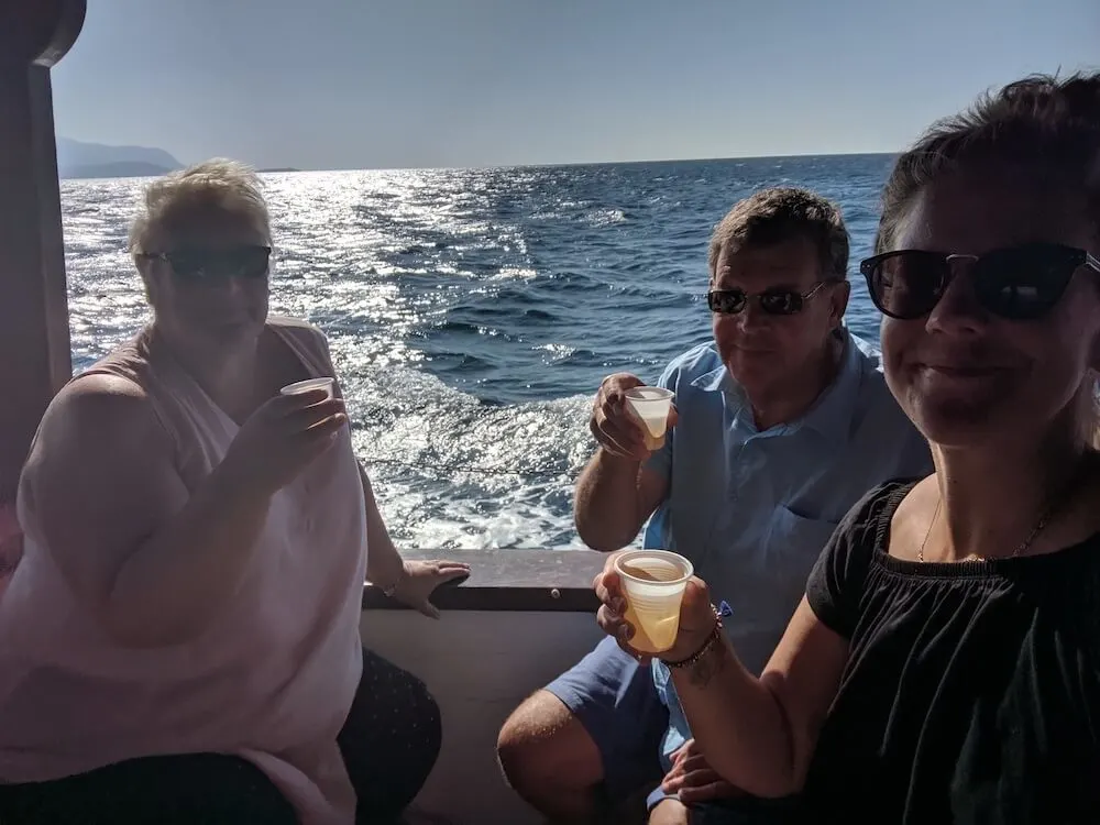 boat trip in Samos