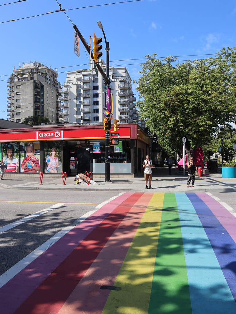 Rainbow crossing Vancouver