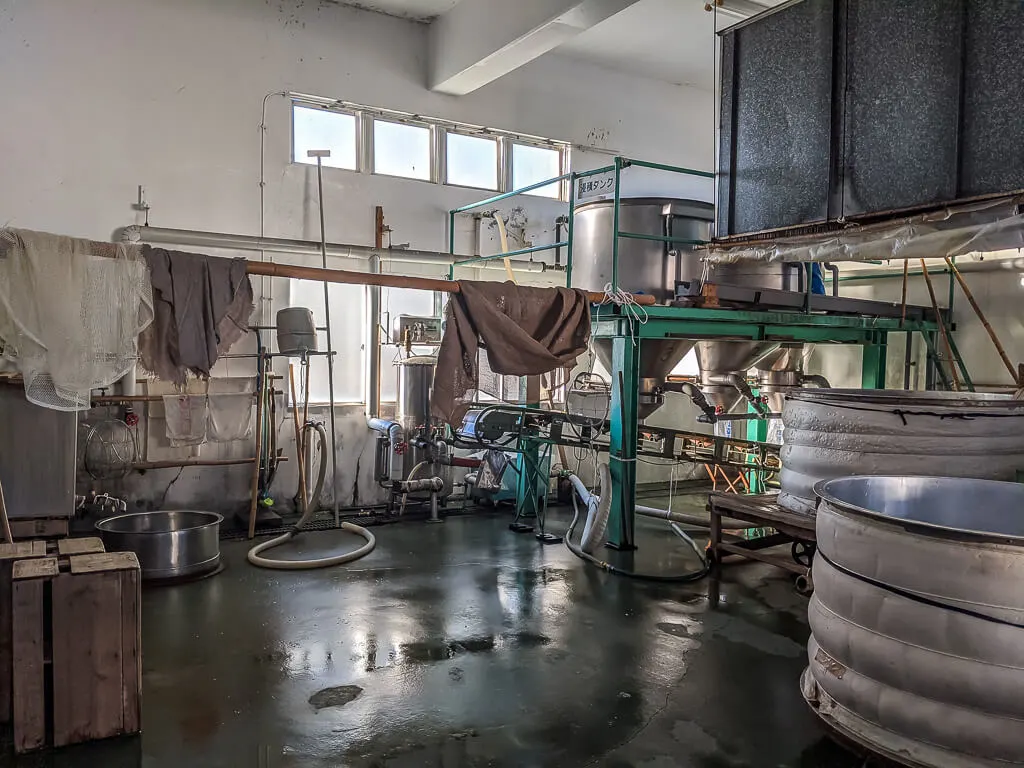 Brewery of sake