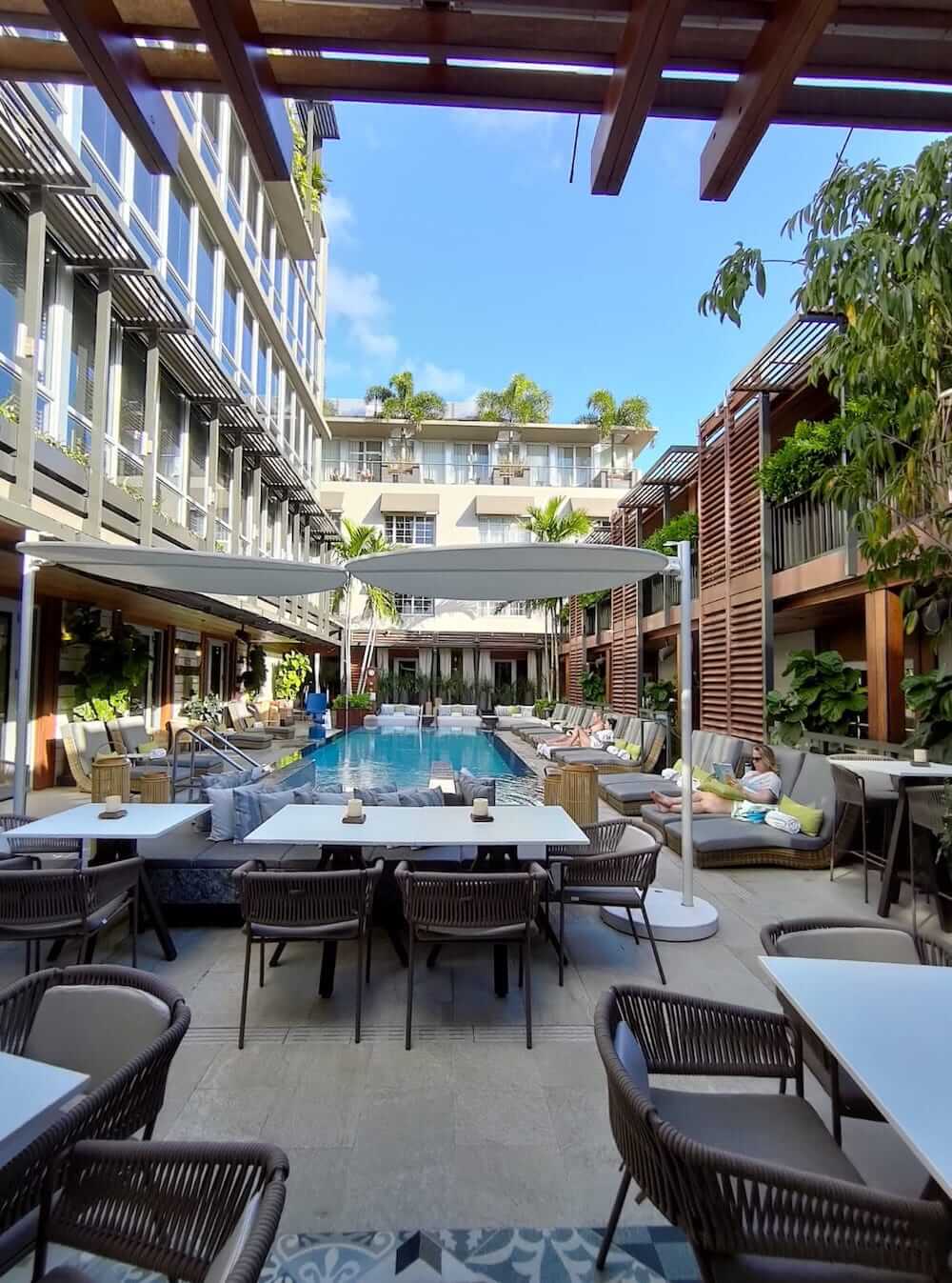 Lennox Hotel Miami South Beach Pool Area