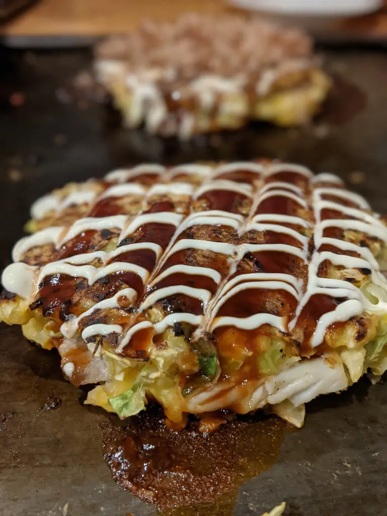 Okonomiyaki in japan