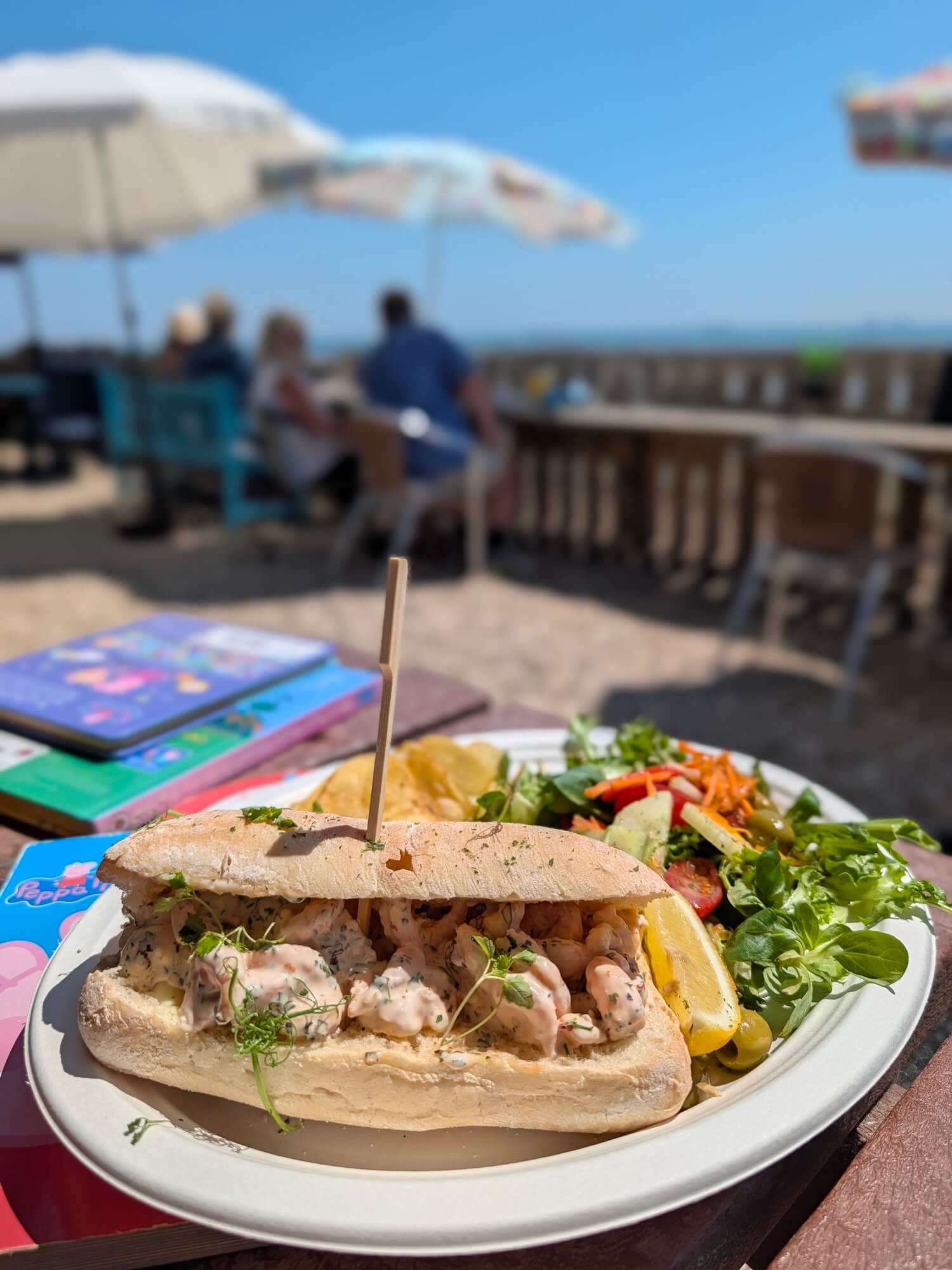 Food at The Beach Hut Bembridge