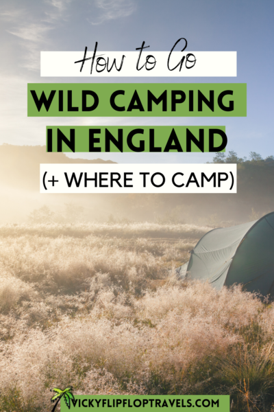 go wild camping in england
