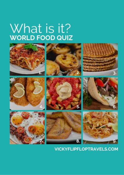 Foods From Around The World Quiz