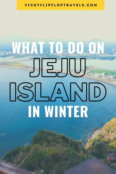 guía de viaje de invierno de jeju