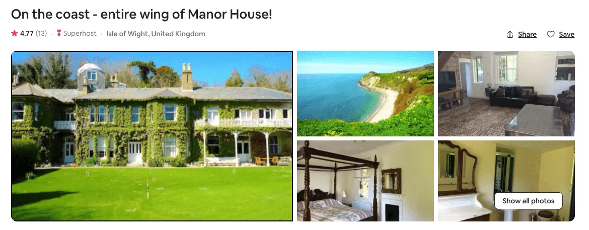 Isle of Wight unusual places to stay