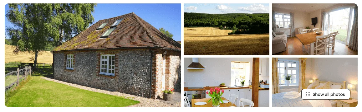 Holiday cottages in south downs