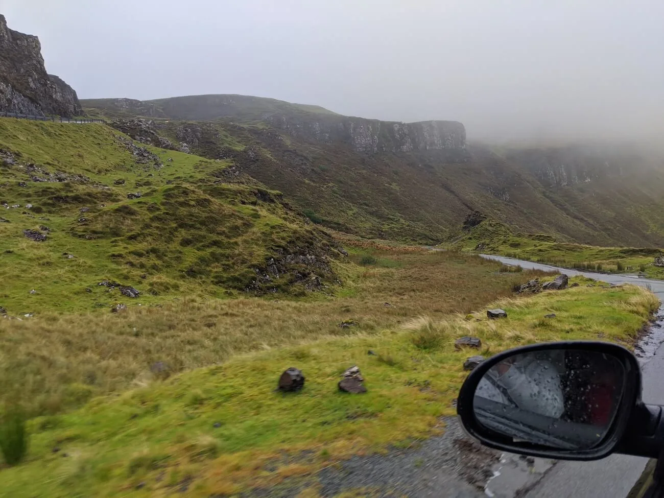 Driving in Staffin