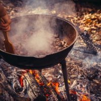 outside cooking