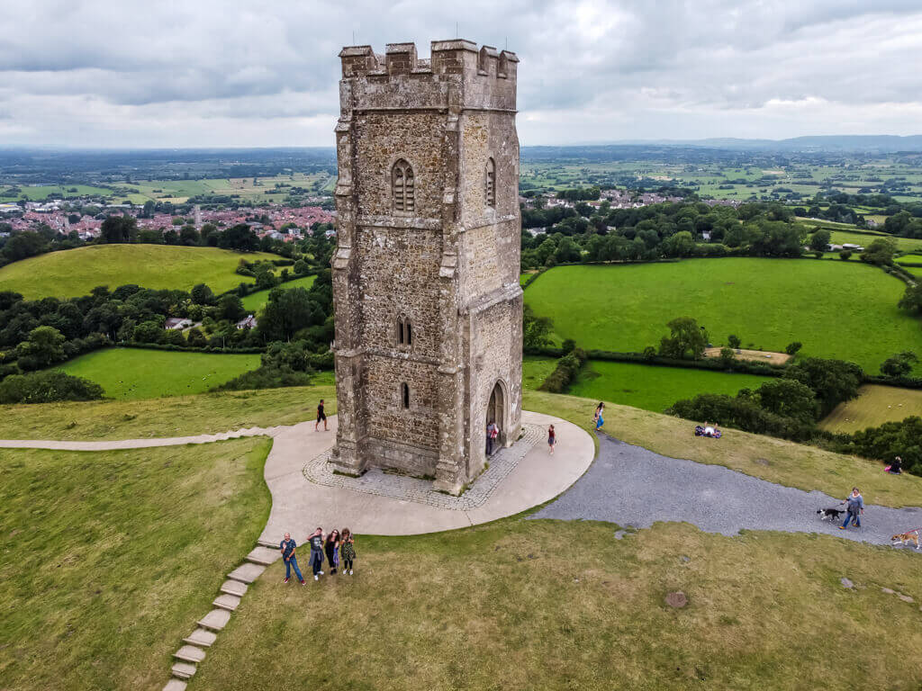 Up the Glastonbury Tor