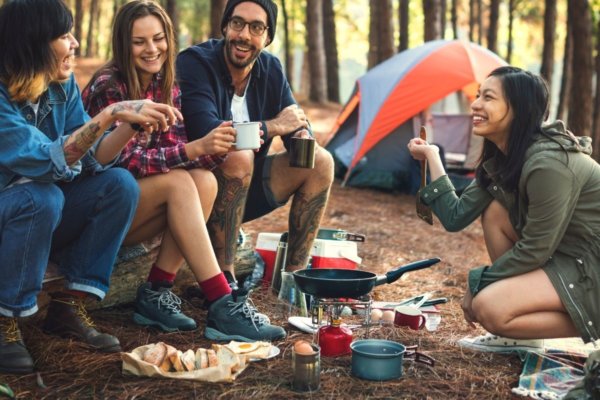 cooking outdoors
