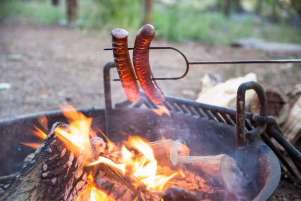 camping outdoors
