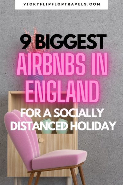 biggest airbnbs in england 