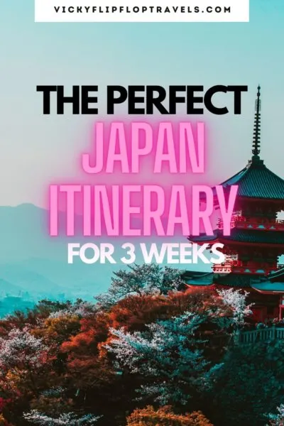 japan itinerary 3 weeks