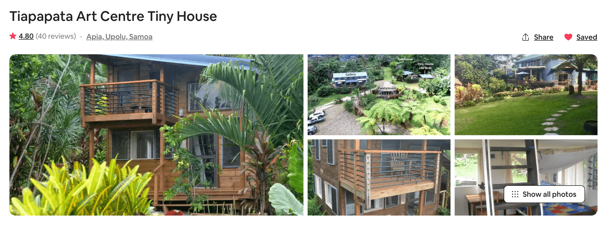 Samoa accommodation