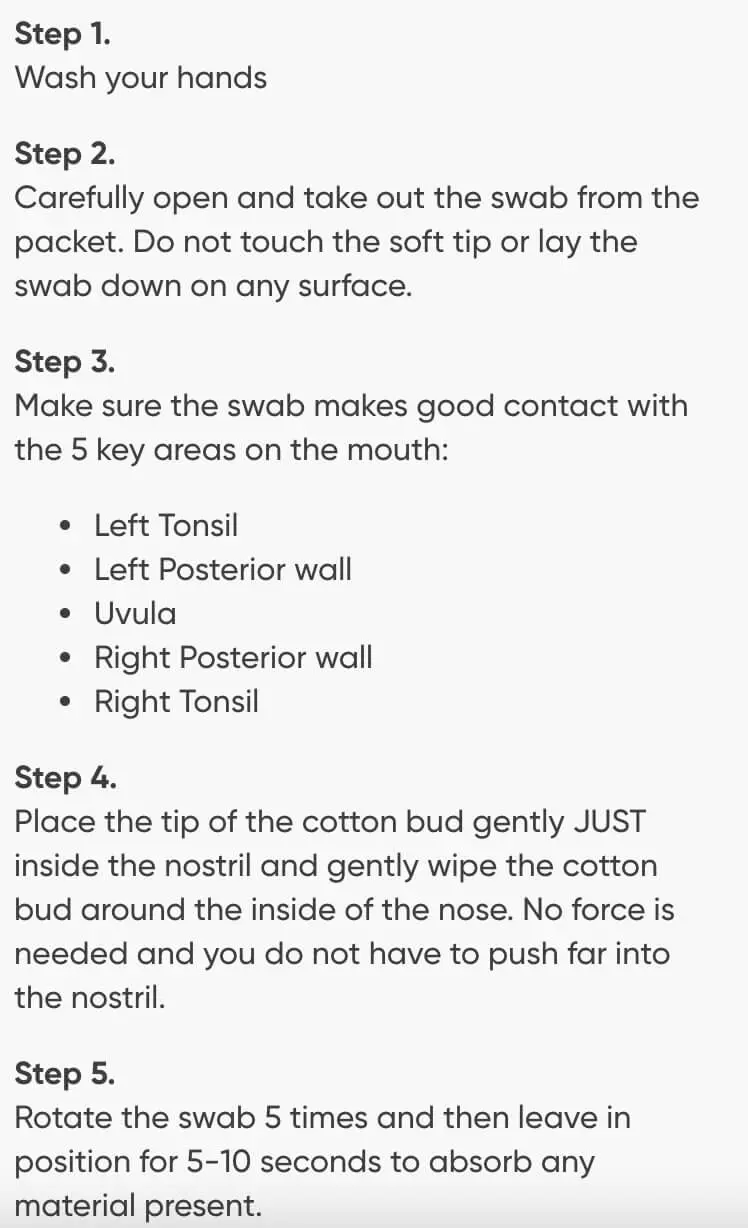 how to do the Amber Day 2 test