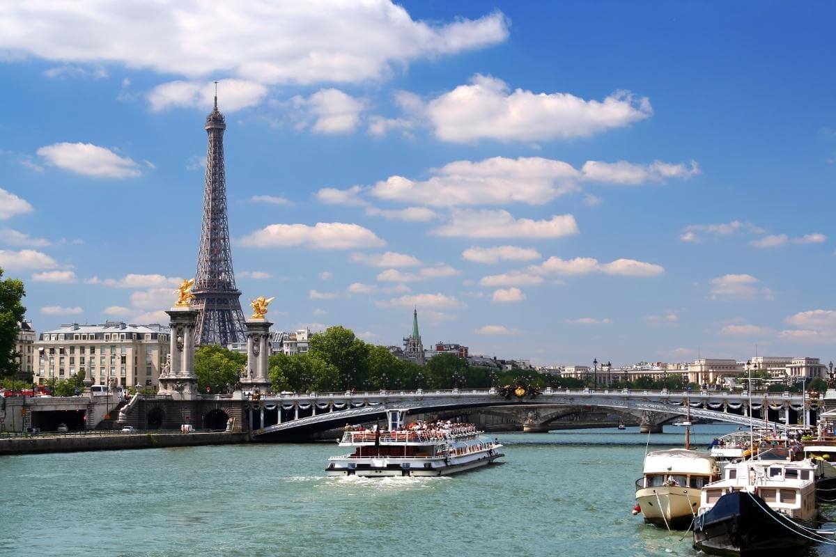 Paris, France Seine river
