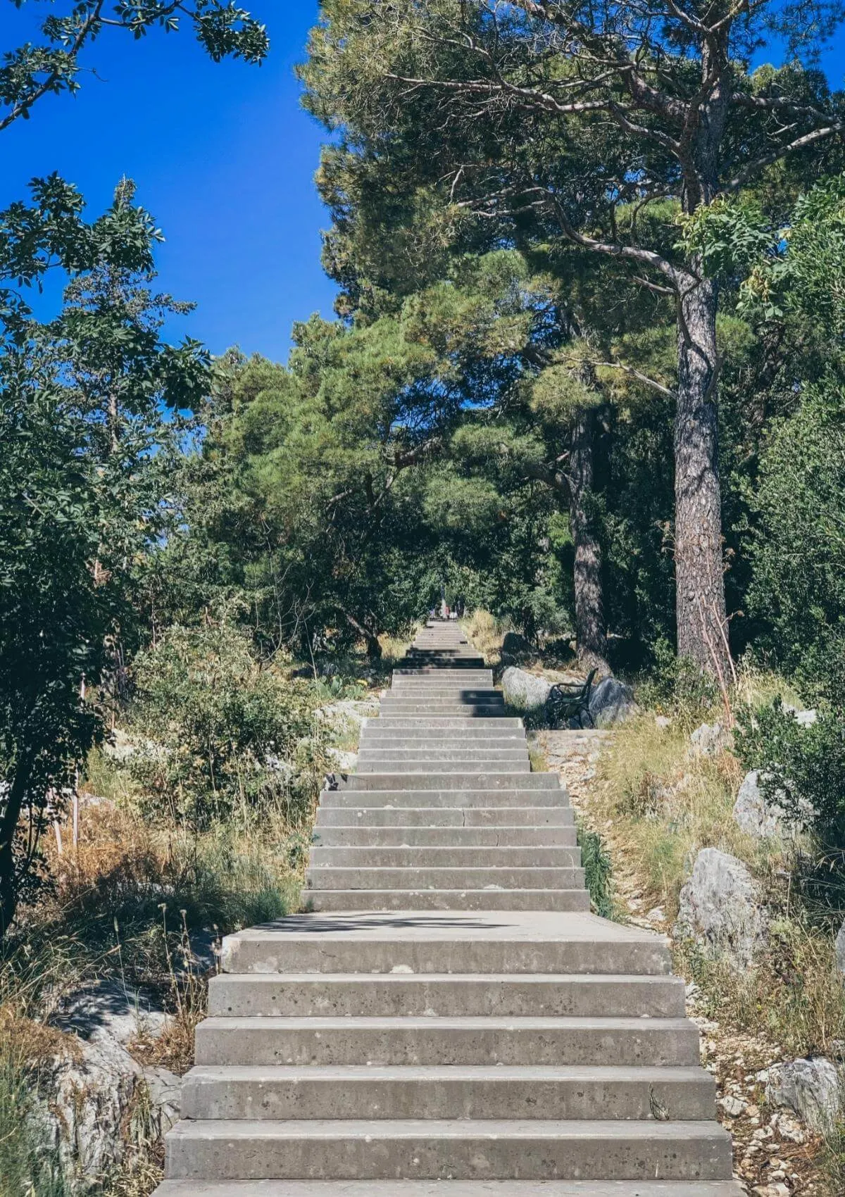 steps to Marjan Hill