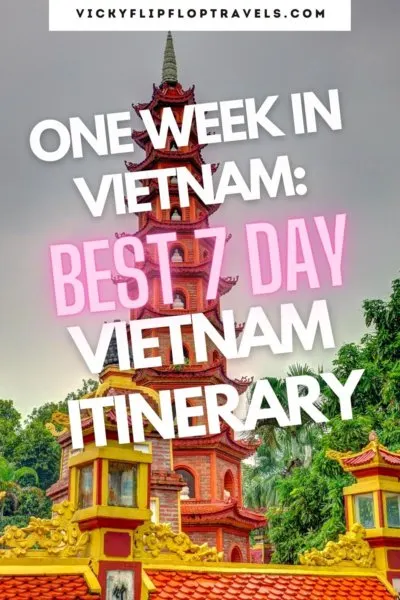 best Vietnam itinerary for one week