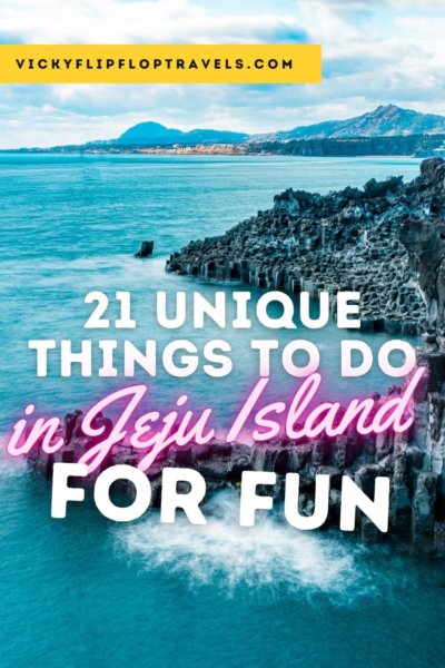fun and unique things to do in Jeju Island