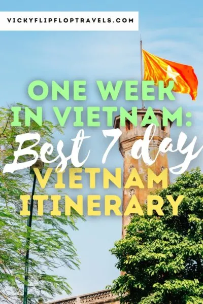 one week Vietnam itinerary