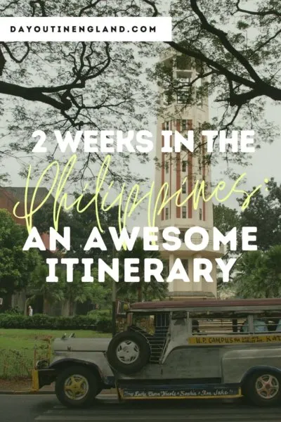 two weeks in the philippines an awesome itinerary