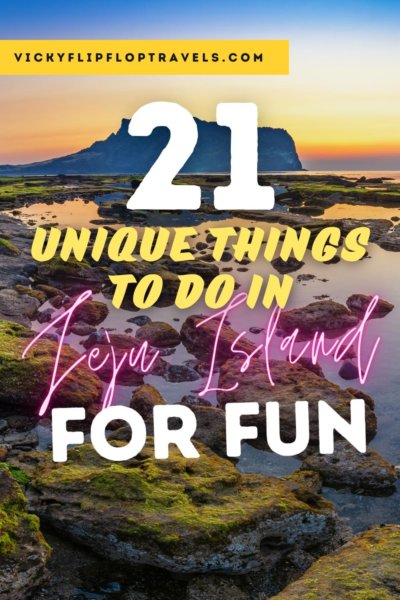 unique things to do in Jeju Island for fun