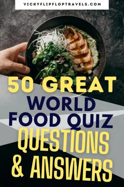world great food quiz questions answers