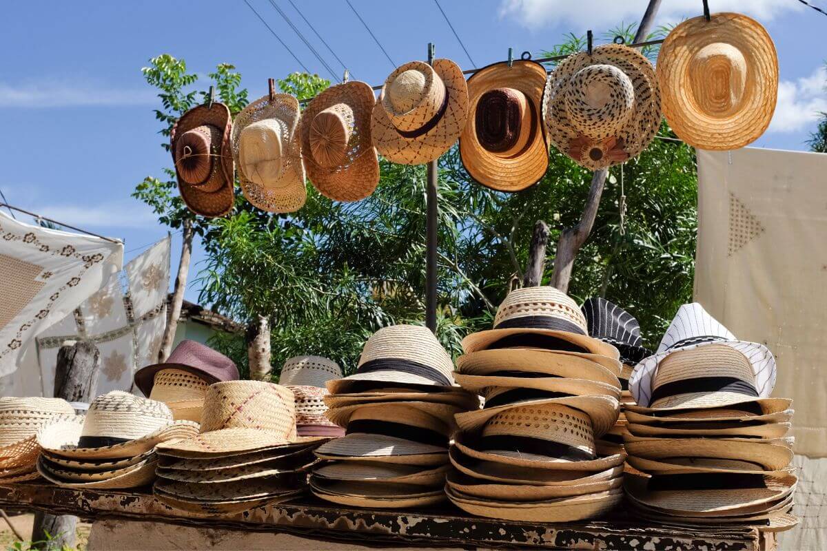 Straw hats make stylish souvenirs from Cuba