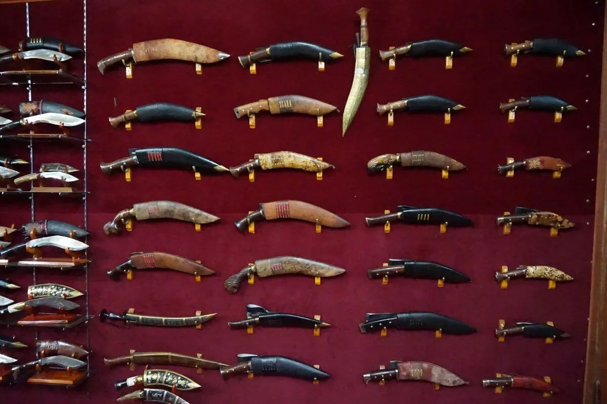 Khukuri knives make authentic souvenirs from Nepal