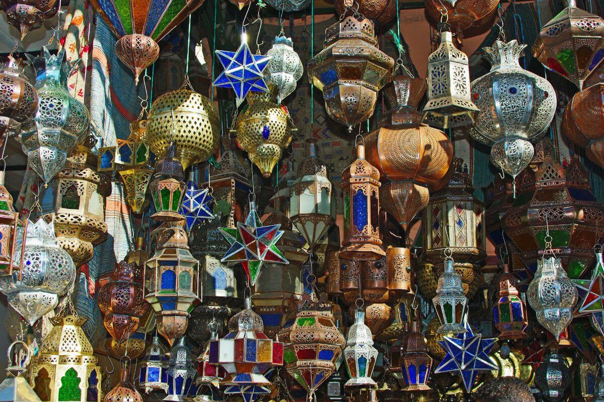Moroccan lanterns make fantastic souvenirs