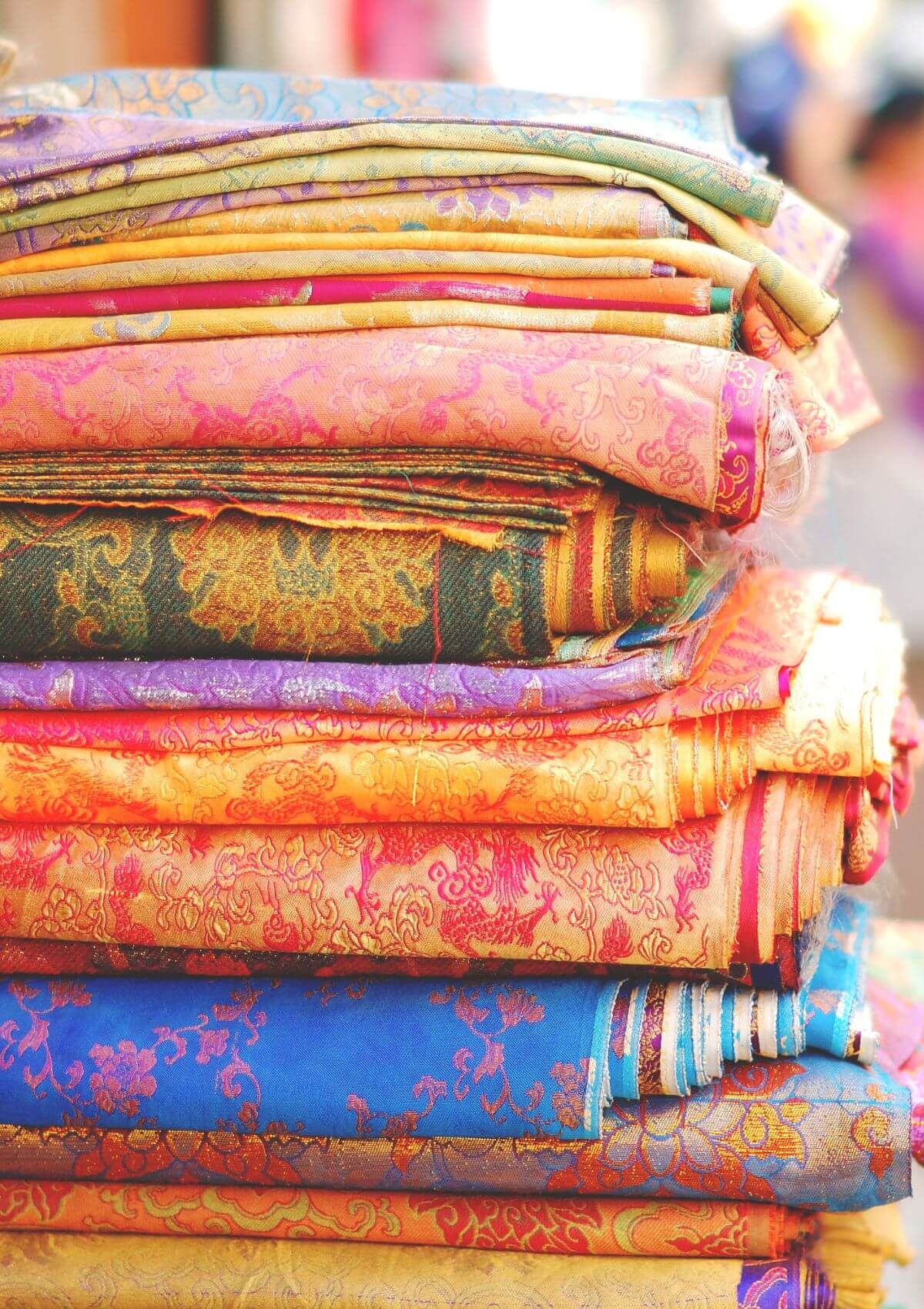 Nepal fabrics souvenirs