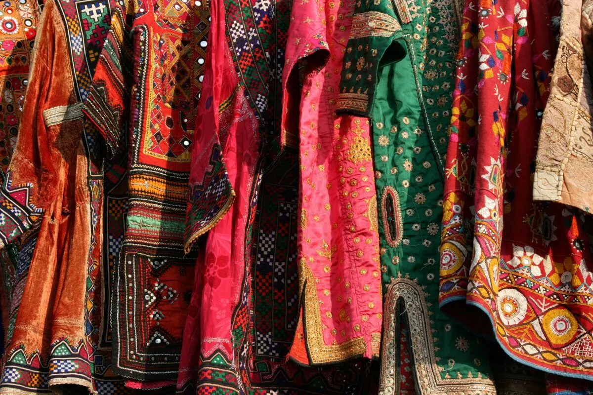Rajasthani textiles souvenirs from India