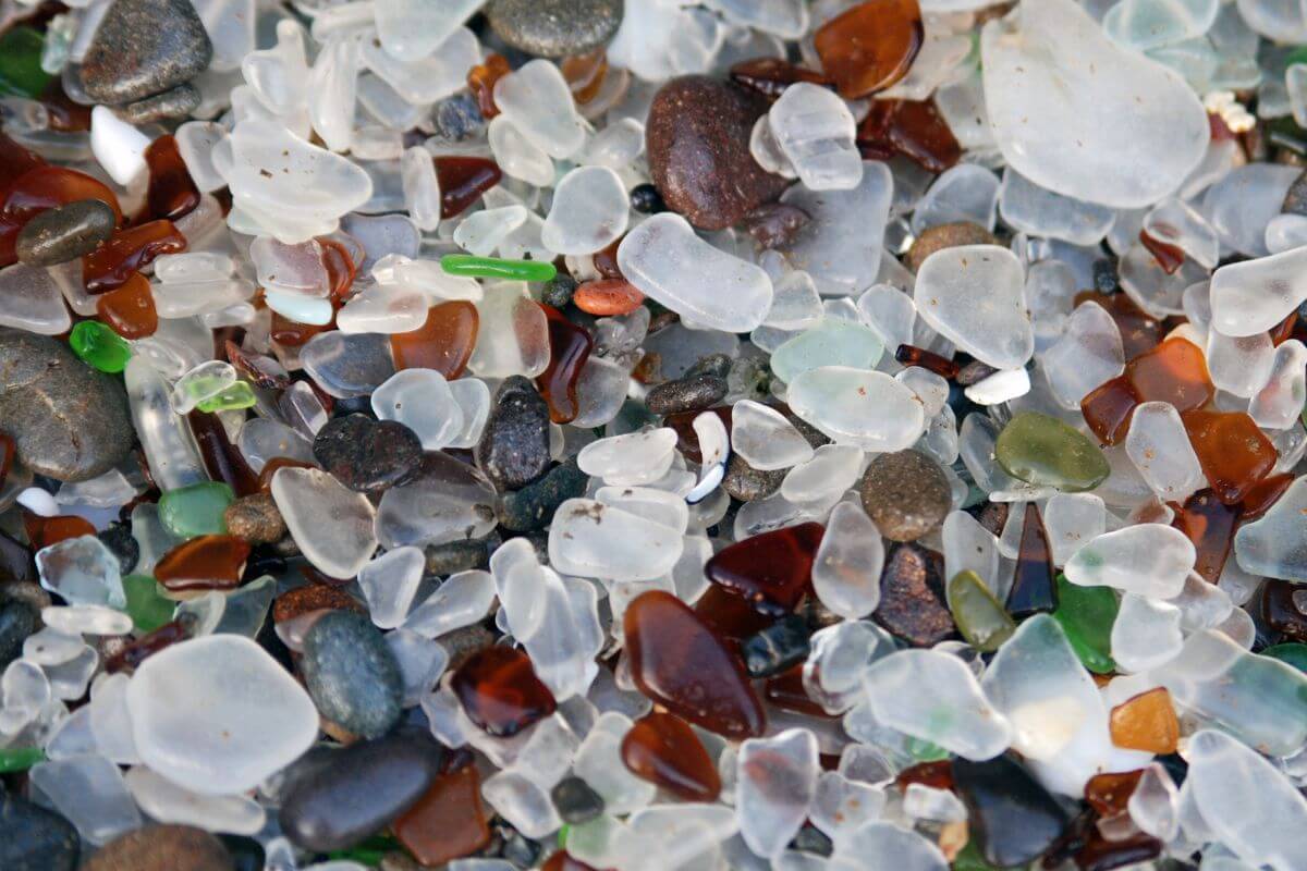 Sea glass souvenirs from Florida