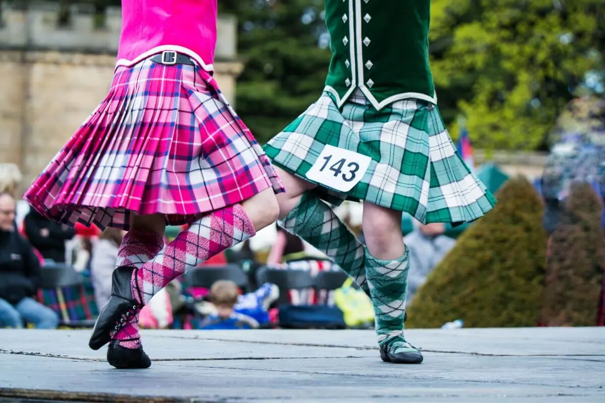 Buy a kilt as a souvenir from Scotland
