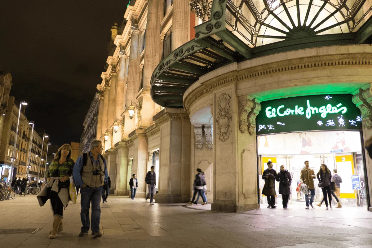 El Corte Ingles is a popular shopping destination in Barcelona