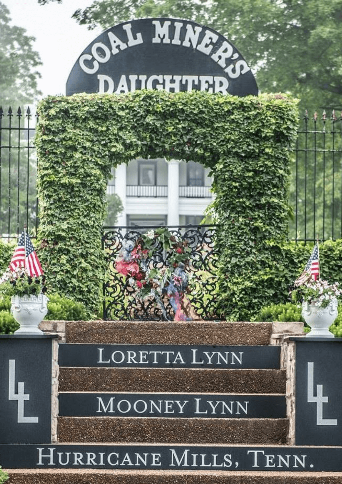 The most popular spot for photographs at Loretta Lynn's Ranch, situated in between Nashville and Memphis