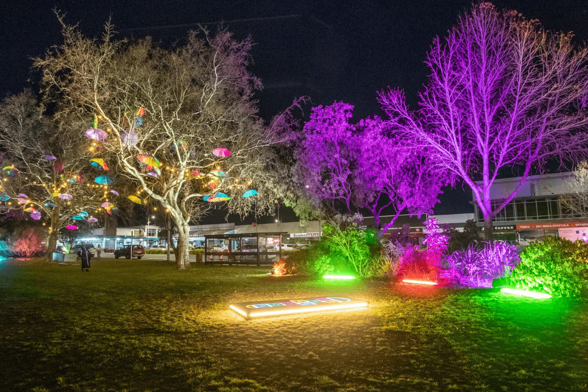 Mercury Light Hub at Taupō Winter Festival - family-friendly festivals in New Zealand