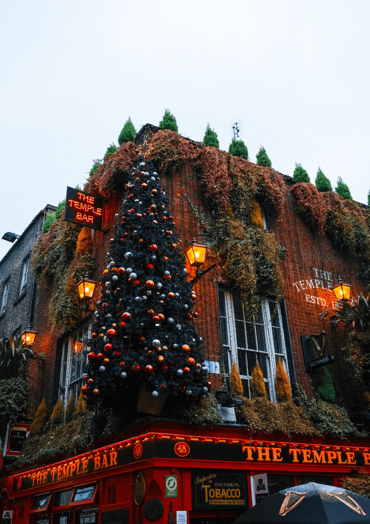 Temple Bar in Dublin Ireland is one of the most famous music bars in the city