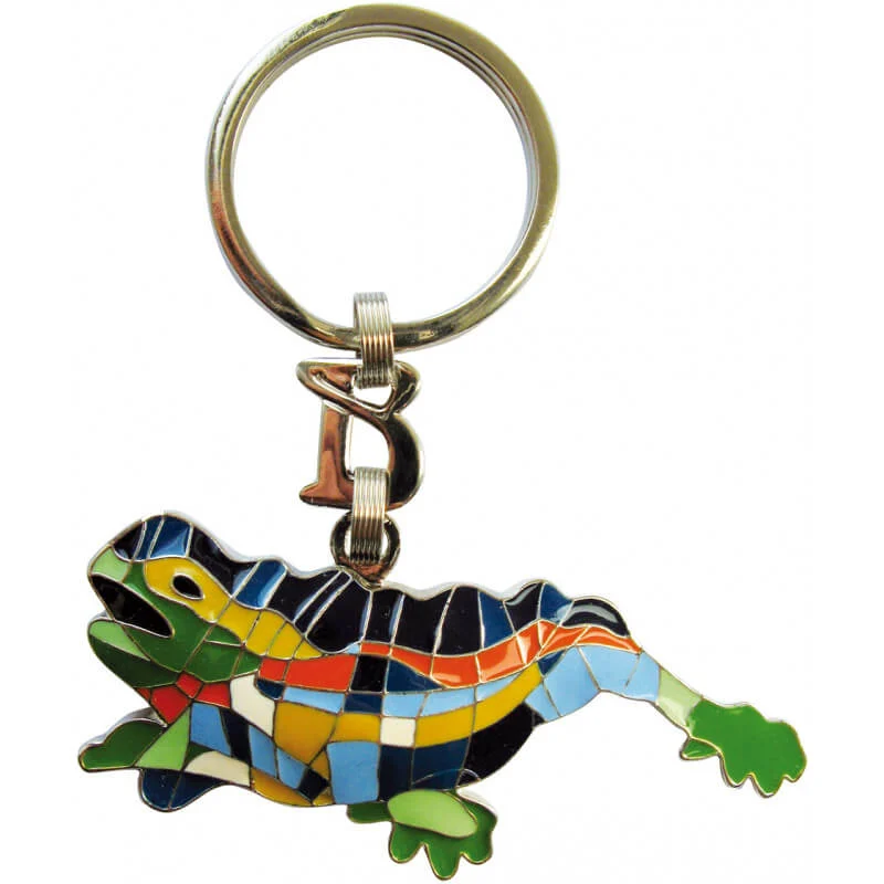 Lizard key rings from Gaudi's Park Guell are available to buy as souvenirs from Barcelona
