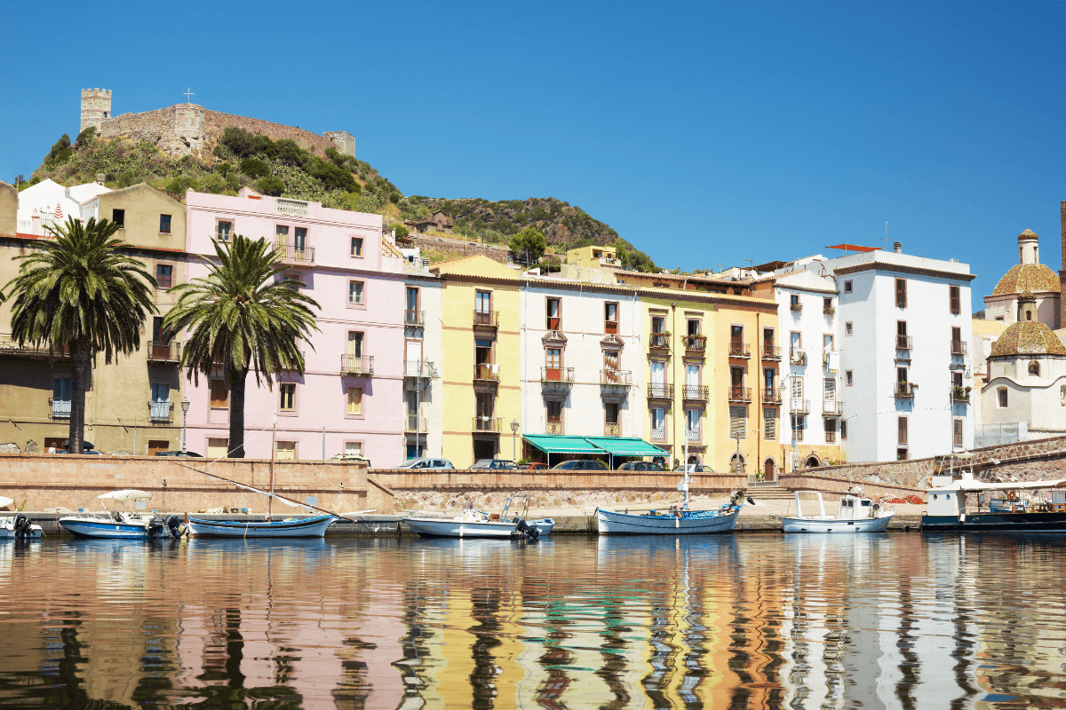 Bosa Sardinia is a small town with less crowds